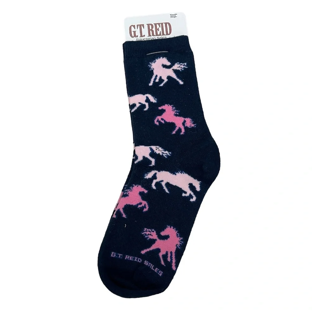 G.T. Reid Equestrian Horse Socks NWT size Youth